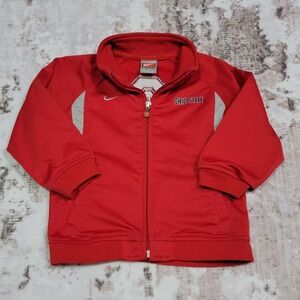 Nike Team Ohio State Buckeyes Jacket 2T Red Full Zip Toddler Youth